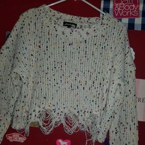 crop sweater size s/m